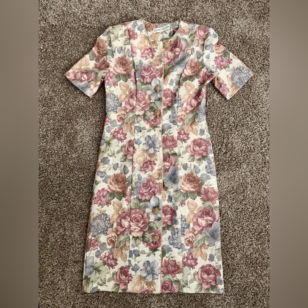 Vintage Floral Dress